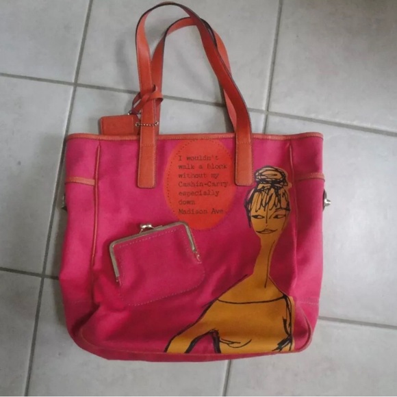 Coach Handbags - Coach Vintage Bonnie Cashin Carry Kisslock  Tote